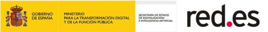 Gobierno de España · Ministerio para la Transformación Digital y de la Función Pública · Red.es